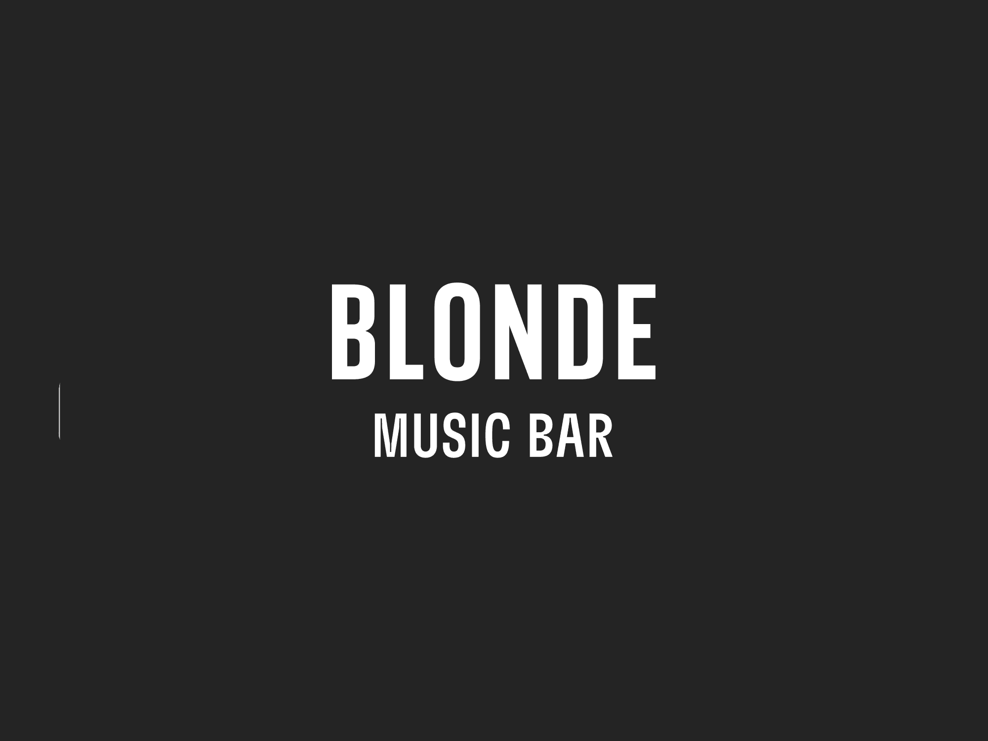 BLONDE MUSIC BAR