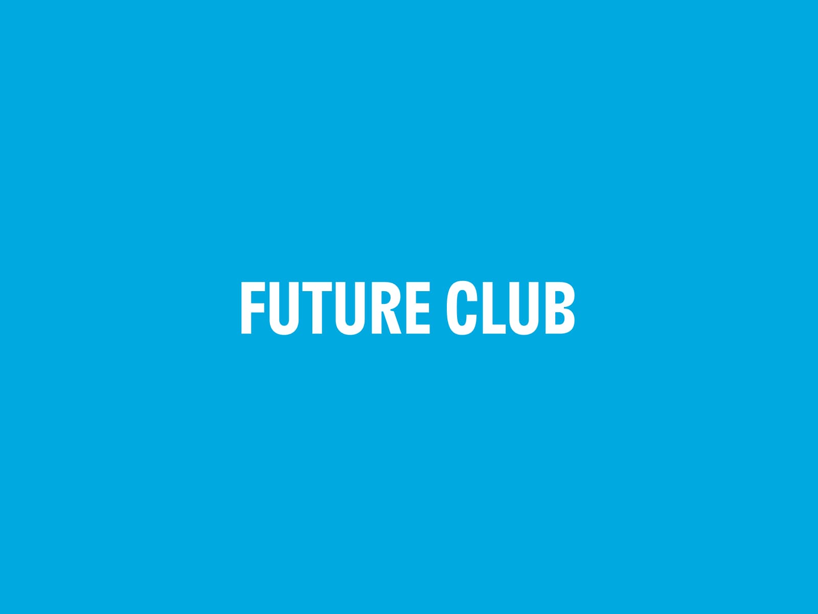 FUTURE CLUB returns to SnowFest Festival!